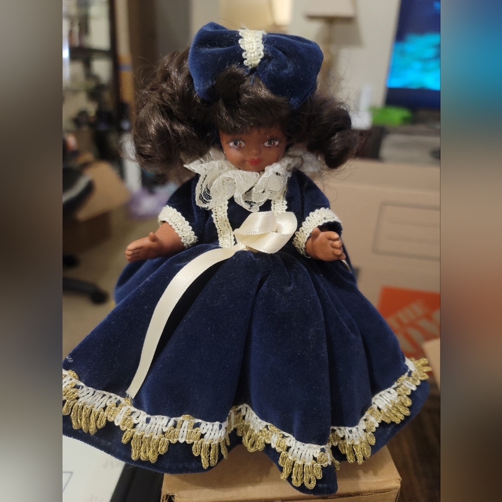 African american Porcelain Doll